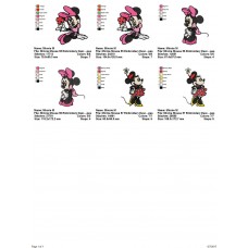 Package 3 Minnie Mouse 19 Embroidery Designs